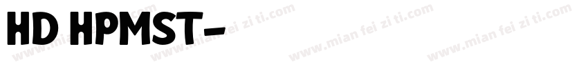 HD HPMST字体转换